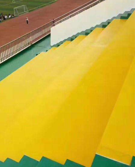 平陆球场台阶翻新修补改造